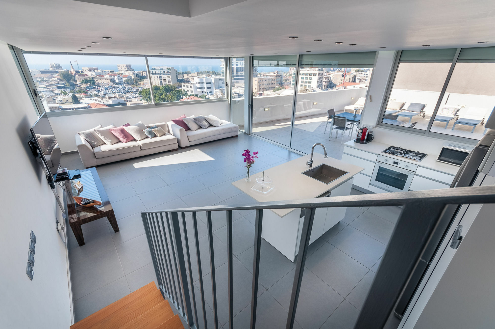 Апартаменты Abarbanel St Incredible Penthouse Тель-Авив Экстерьер фото
