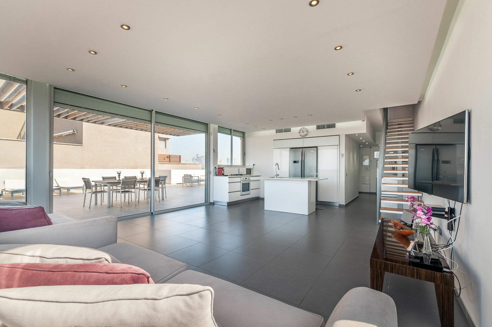 Апартаменты Abarbanel St Incredible Penthouse Тель-Авив Экстерьер фото