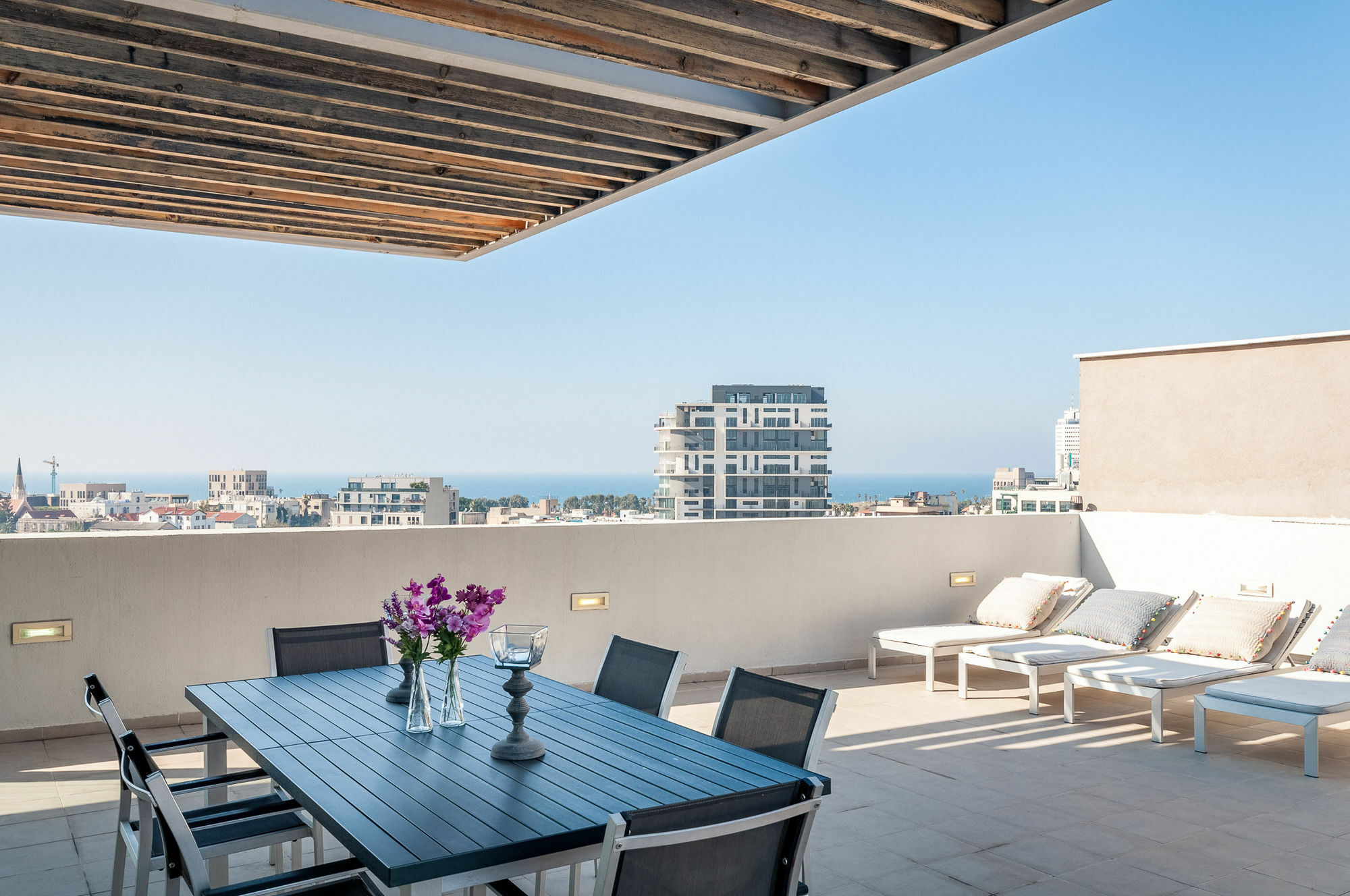 Апартаменты Abarbanel St Incredible Penthouse Тель-Авив Экстерьер фото